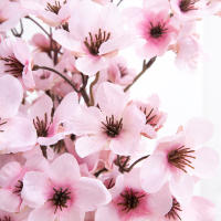 Bouquet De Cerezo Rosa 40cm De Alta Calidad Para Boda Decoración De Hogar Y Oficina Fiesta Navidad Hotel Flor Artificial De Seda - details 5