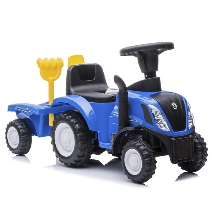 Tractor Correpasillos New Holland azul. 91x44x29 cm (Pl Ociotrends 7665) - 1
