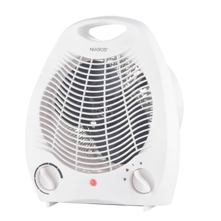 Calefactor Blanco Gsc Evolution - Potencia 600W-2000W - 3 Posiciones - Diseño Elegante