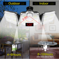 Lámpara De Seguridad Solar Impermeable Con Sensor De Movimiento 122/333 LED Para Iluminación Exterior Decoración De Jardín Luz De Calle Sconce Spotlights - details 1