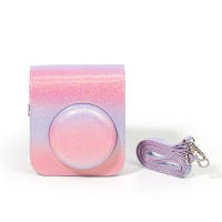 Estuche Protector De Cuero PU Colorido Para Cámara Fujifilm Instax Mini 12 Bolsa De Viaje Suave Estuche Para Cámara DSLR - details 7