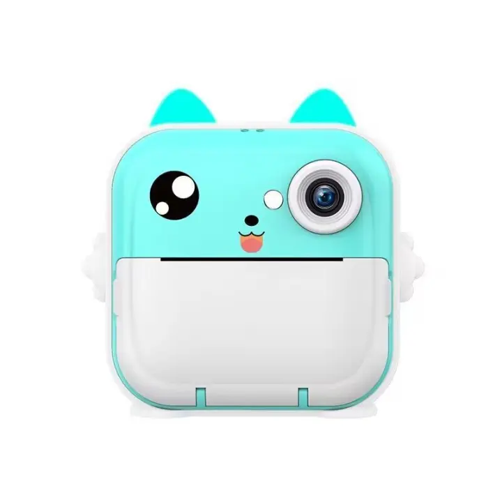 BIT Cámara de impresión instantánea para niños - 1080P HD, 48MP, Tarjeta 32G, Bluetooth, Free aplicación, 5 Rollos de papel de impresión, GIFT para niños y niños-Cámara Rosa para niños de 3 a 12 años - 1