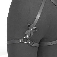 Haranna De Piernas En Cuero PU Sexy Lencería Para Mujer BDSM Enredo Garter Belt Y2k Ropa Erótica Gótica Con Cordón Underwear Fetiche Garter Body - details 8