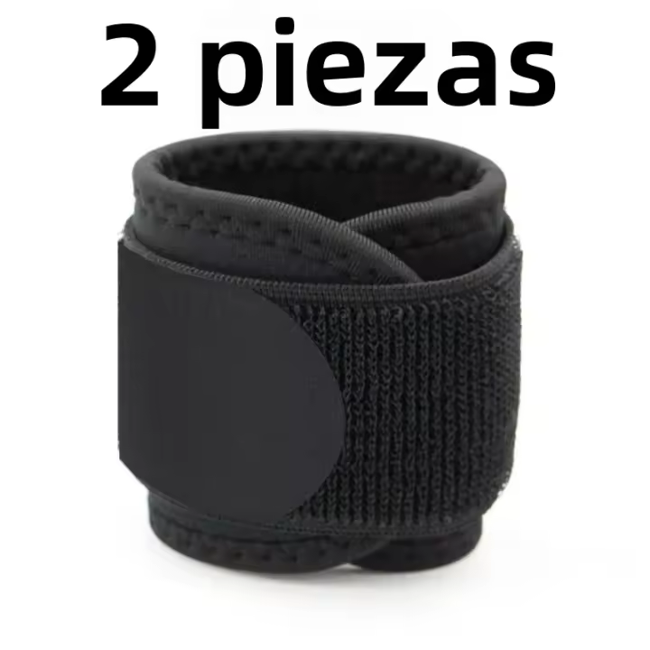 2pcs De Pulseras De Presión Elásticas Para Deportes Como Gimnasio Badminton Y Baloncesto Protección De Muñeca Para Adultos - 1