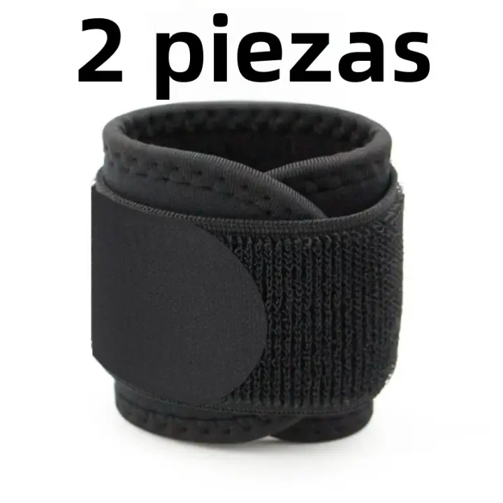 2pcs De Pulseras De Presión Elásticas Para Deportes Como Gimnasio Badminton Y Baloncesto Protección De Muñeca Para Adultos - 1