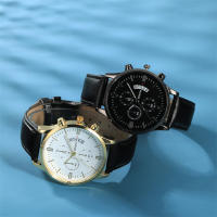 Reloj De Pulsera De Lujo Para Hombre En Acero Inoxidable Calendario De Negocios Quartzo Estilo Casual Y Moda Sin Resistencia Acuática - details 5