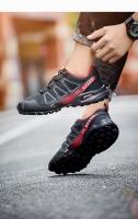 SSITO Zapatos de senderismo impermeables para hombre, Calzado ligero y de Cuero, antideslizante para caminar - details 9