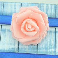 50pcs Rosas Blancas De Esponja PE Artificiales De 6cm Para Decoración De Casamiento Y Manualidades DIY Flores Falsas Para Hogar - details 8