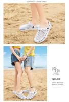 Zapatillas De Taconete Bajo Para Hombre Sandalias De Cierre Inyectado EVA Zapatos De Jardín Y Playa Para Verano Couplet - details 14