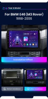 Junsun Radio Coche para BMW E46 M3 318/320/325/330/335 1998 1999 2000 2001 2002 2003 2004 2005 2006 Inalámbrico CarPlay Android Auto AI Voice 2 din Pantalla Coche Android Auto Multimedia Navegación GPS Auto radio - details 5