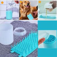 Copa De Limpieza Para Pies De Mascotas De Silicona Suave Herramienta De Masaje Portátil Para Perros Y Gatos Suministros De Limpieza De Baño - details 10