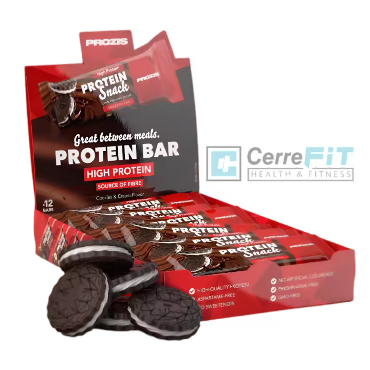 12X PROTEIN SNACK (12X30G) - Prozis  Bajas en azúcares  Alta en proteína  Deliciosos sabores  Nutritiva - 1