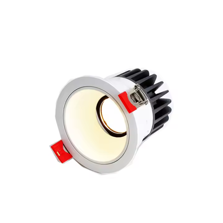 Spotlight LED COB Antigolpeante Redonda 10W Tamaño De Agujero 8cm Para Iluminación Interior De Dormitorio Sala De Estar Pasillo - 1
