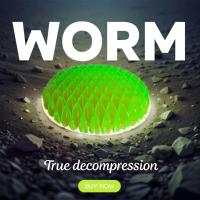 Juguete Antiestrés Elástico 3D Impresión Diseño Worm Para Niños Y Adultos Alivio De Estrés ADHD Juguete Interactivo De Red - details 0