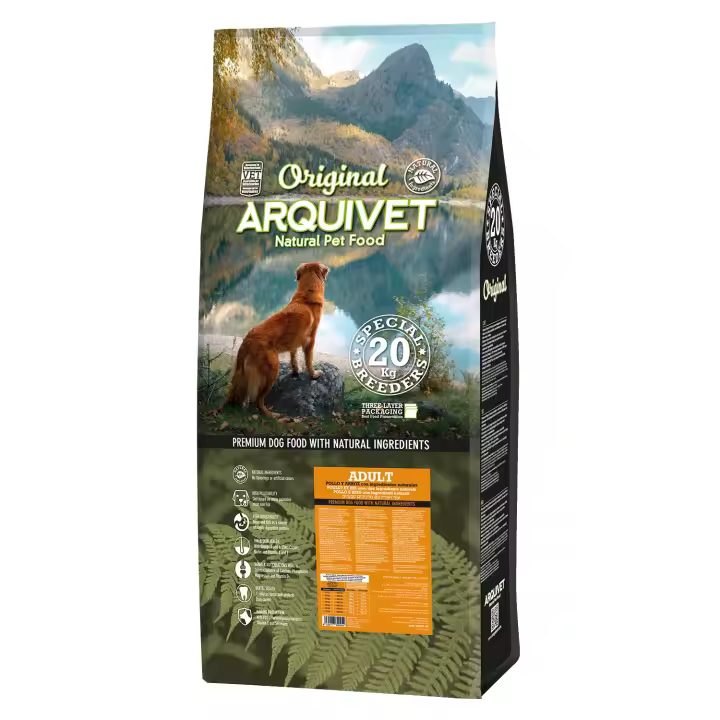 Arquivet-Original - Adult - Pienso para perros adultos de todo tipo de razas - Pollo y arroz - 20 kg - 1