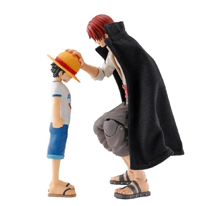SHANKS & MONKEY D. LUFFY CHILDHOOD VER. ONE PIECE SH FIGUARTS COLLECTORS TAMASHII NATIONS - 1