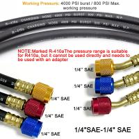 Juego De Tubos De Carga De Aire Acondicionado R410A 1/4'' SAE 800 PSI Para Refrigerantes HVAC R134A R12 R22 R502 - details 1