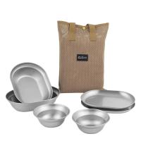 Juego De Comedor Portátil NOBANA Para Camping Con Utensilios Lustrados Fácil De Limpiar Accesorios De Cocina Para Exteriores - details 2