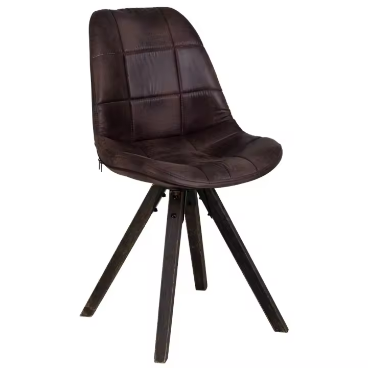 Silla de madera tapizada 48x44x84h cm - 1