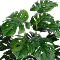 1pc Árbol De Palma Artificial Hojas Verdes Decoración De Hogar Falsa Planta Tropical Para Exposiciones Y Decoración De Bodas - details 2