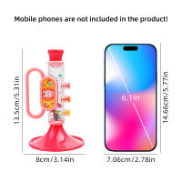 Flauta De Plástico Para Niños Y Niñas Juguete Musical Instrumento De Aprendizaje Y Práctica Para Viajes Adecuado Para Más De 6 Meses - details 1