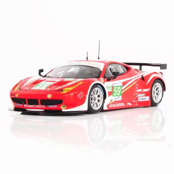FUJIMI 1/43 FERRARI 458 ITALIA GTE PRO #59 EQUIPO DE LUJO 2 ° LUGAR 24H LE MANS 2012 FUJIMI - FJM1343002 - 1