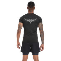Camiseta De Compresión Anime Para Hombres Estampado Transpirable Fitness Deporte Secado Rápido Guardia De Rostro Para Gimnasio Equitación Tops Casual - details 9