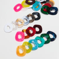 10pcs Cuentas De Acrylico En Forma De Cuadrado Grande Para Hacer Pulseras Collares Y Aretes DIY Accesorios De Joyería - details 2