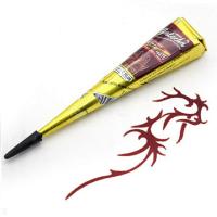 GOLECHA® Henna Natural para Tatuajes Temporales, Pasta, Pintura, TATOO, 25g Color Rojo - details 0