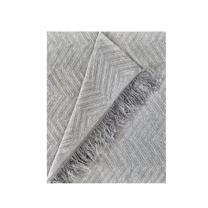 GFD Textiles - Colcha Multiusos Espiga para Sofá y Cama Algodón Poliéster, Manta Foulard Cómoda Práctica y Suave, Plaid para Cama, Cubrecama, Cubre sofá - 1