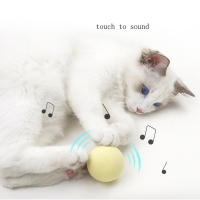 Juguetes Para Gatos Bolas Sonoras Con Ruidos De Sapos Pájaros Y Grillas Bola De EVA Suave Telescopio De Peluche Accesorios Para Mascotas - details 0