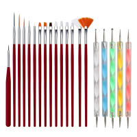 Set De Pinceles Para Uñas Profesionales Para Acrílico UV Gel Dibujando Puntos Manicura Arte De Uñas Herramientas De Accesorios De Maquillaje - details 0