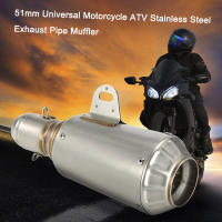 Pipé De Escape De Acero Inoxidable Universal Para Motocicleta ATV Con Anillas De Soldadura Y Conector Pieza 51mm - details 3