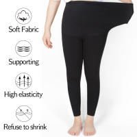 Leggings De Maternidad Con Cintura Alta Para Embarazadas Pantalones Modeladores Para Mujer Durante La Embarazo Talla Skinzy Material Algodón Y Poliéster Adecuado Para Todas Las Estaciones - details 3