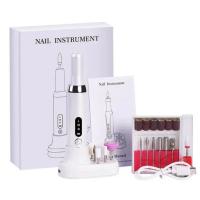 Lámpara Eléctrica De Uñas Profesional Con Bits De Taladro Para Pulido De Uñas Eliminación De Piel Muerta Y Arte Sanding Pen Máquina De Manicura - details 2
