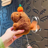 Colgante De Capibara Con Cola Vibrante Llavero De Peluche Con Alas De Mariposa Y Aletas De Delfín Ornamento Para Bolsos Y Ropa - details 6