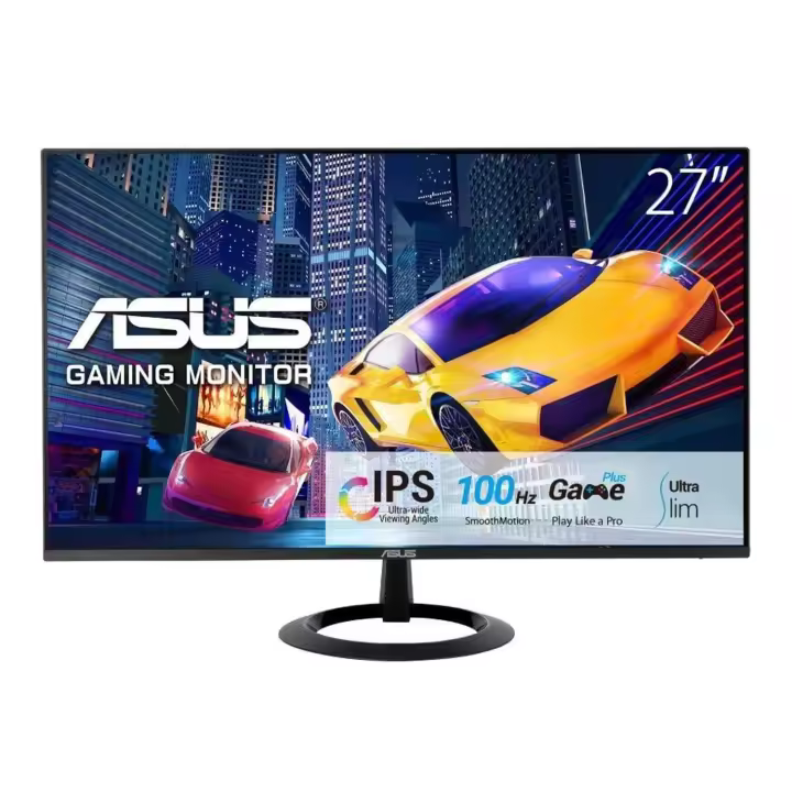 Monitor Gaming Asus VZ27EHF 27"/ Full HD/ 1ms/ 100Hz/ IPS/ Negro - 1