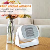 Calentador eléctrico para interiores de 500 W, mini calentador de espacio portátil con calefacción instantánea y protección - details 3