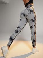 Leggings De Yoga Para Mujer Con Cintura Alta Diseño De Agujeros Lateral Talla True Fit Técnica De Tejido Elástica Lleva Butt Lifting - details 13
