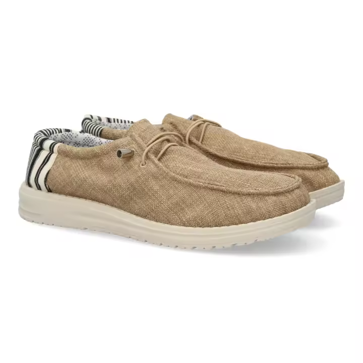PuntoSalao Deportivas planas cómodas para hombre color apricot VRAE-68 - 1