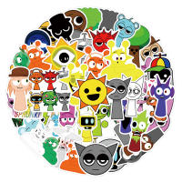 Pegatinas Incredibox Sprunki 10/30/55pcs Juego De Música Anime Resistentes Al Agua Para Niños Decoración De Laptop Moto Carrito - details 2