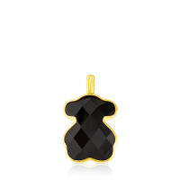 Colgante de oso de piedra preciosa natural de plata esterlina S925, accesorio de collar de bricolaje de lujo que combina con todo - details 20