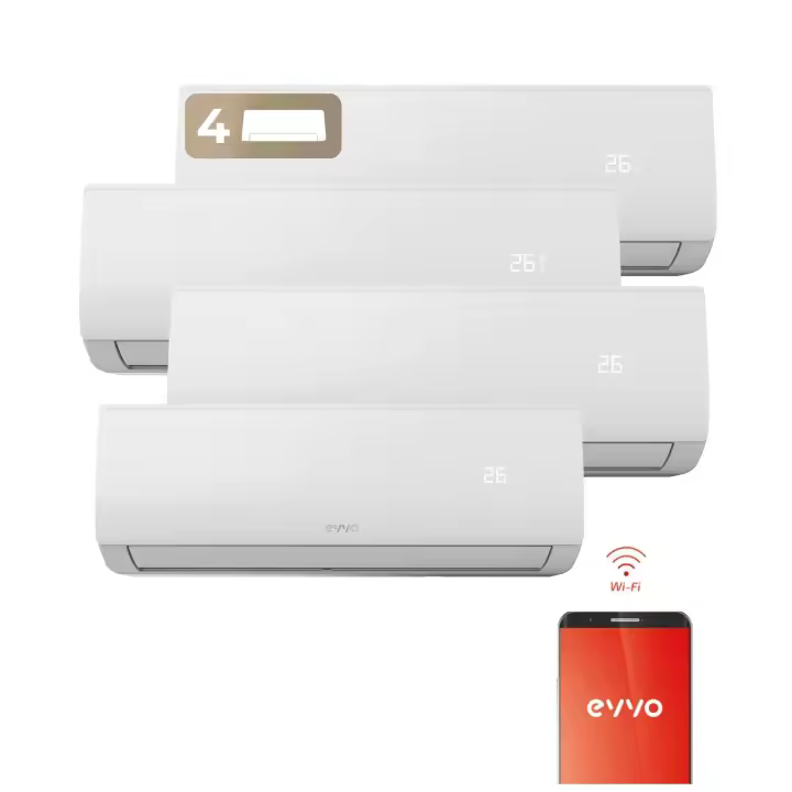 Aire Acondicionado Split EVVO Clima WIFI 4x1 39.000 BTU (9.000 + 9.000 +9.000 +12.000) - 1