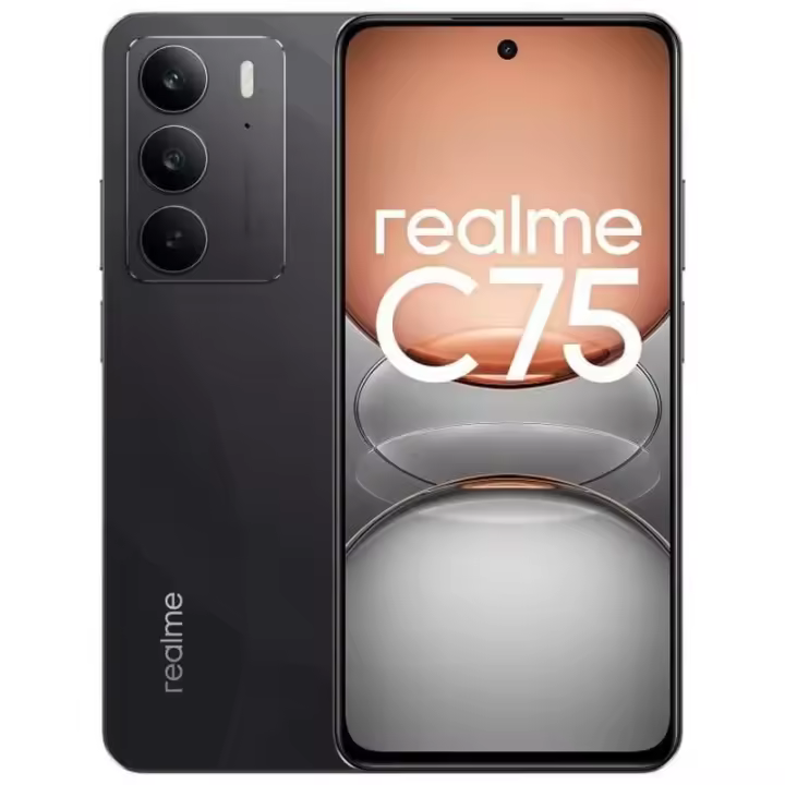 Realme C75 Smartphone 8GB/128GB 672" 90Hz IP69 5828mAh 45W Dual SIM Android 14 Negro Nuevo Versión Española - 1