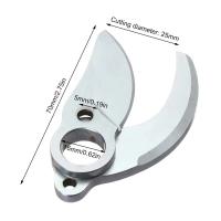 Tijeras De Podar Eléctricas Sin Cable Con Hojas De Corte De Acero De Aleación SK5 De 25mm Doradas Como Diamante Para Jardín - details 0