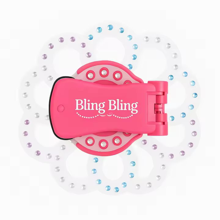 Máquina Brillante para el Pelo con 360 Gemas - Trenzador y Juguete de Moda de Belleza, Regalos para Niñas, Assure Aura - 1