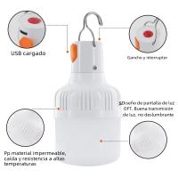 Bulbo LED Portátil Recargable Por USB Lámpara Móvil Super Brillante Para Camping Noche Emergencia Con Gancho Para Saco De Dormir Y Mercado - details 8