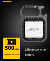 Linterna LED Mini Magnética Para Exteriores Y Camping 800 Luminosidades Recargable USB Con 7 Modos De Iluminación COB - details 4