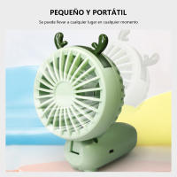 Pequeño Ventilador Mano con Diseño Cuter de Ciervo - Mini y Portátil / Estilo Cute - details 3