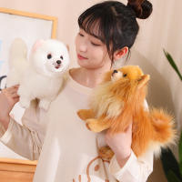 Nueva Premium Peluche Lindo Pomeranian Perro Juguetes Real Vida Muñeco De Peluche Suave Mascota Para Niñas Niños Regalo Encantador - details 10